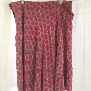 Marc Jacobs silk skirt / cherry print